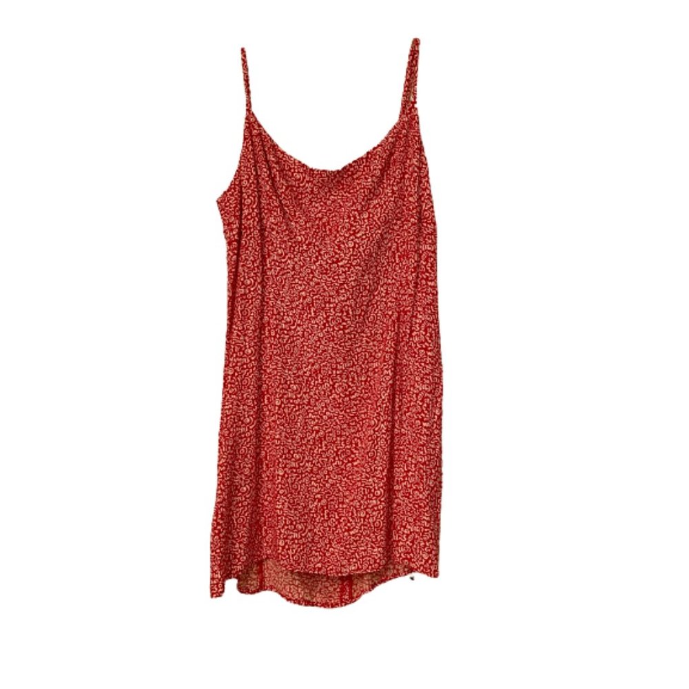 Reformation Yasmin Sundress Flare Mini Dress in Scribble Red Size 10 - Picture 3 of 9